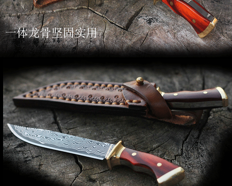 Dao tốt Damascus thép dao mini thẳng dao chính dao cầm tay túi dao sắc dao thu dao - Công cụ Knift / công cụ đa mục đích dao đa năng leatherman