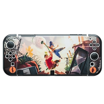 2024 new switch protective cover Nintendo switcholed handle shell silicone soft shell oled game console shell ns hard shell all-in-one host transparent swichi