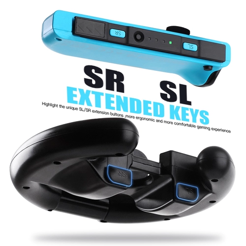 Moby Nintendo Switch рулевой рулевой руль ns кронштейна для радости, левая и правая, две ручки Grip Nintendo Game Machine Accessories Handlers для увеличения обновлений вокруг