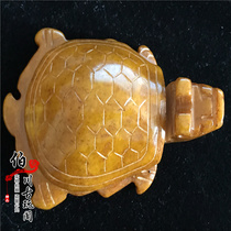 Antique Collection Antique Jade Xiuyu Old Objects Pendant Handle High Ancient Jade Battle Han Ming Qing Antique Turtle Props