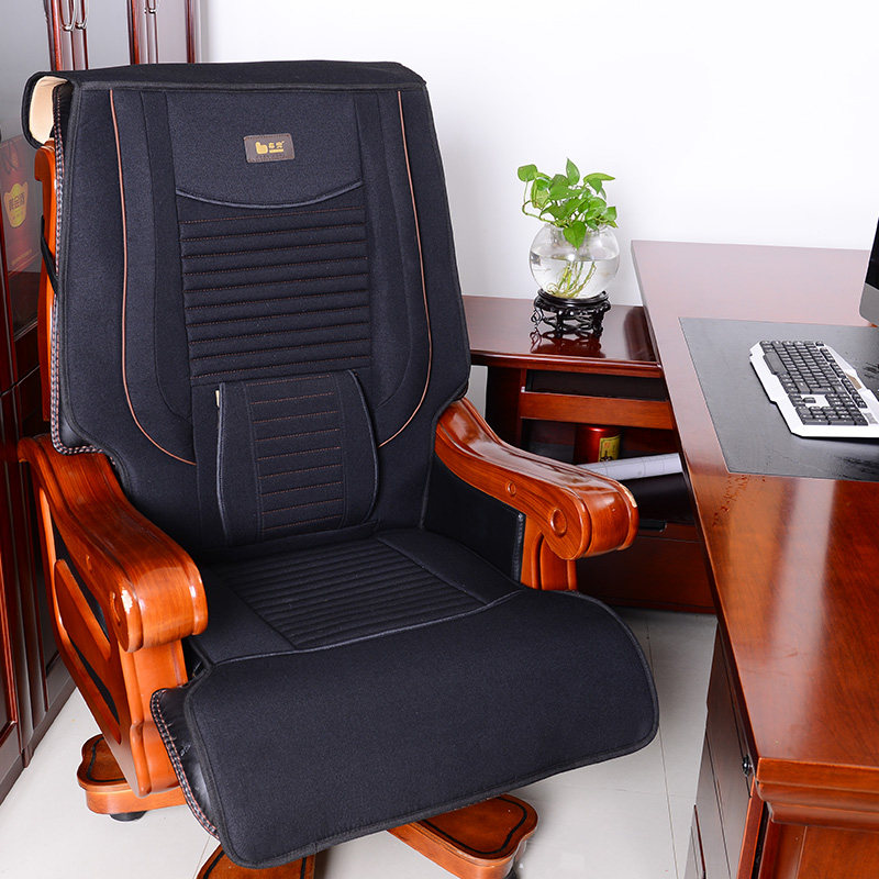 Cloth pocket BD18 boss chair cushion four seasons chair cushion executive chair cushion non-slip breathable office chair cover swivel chair cushion