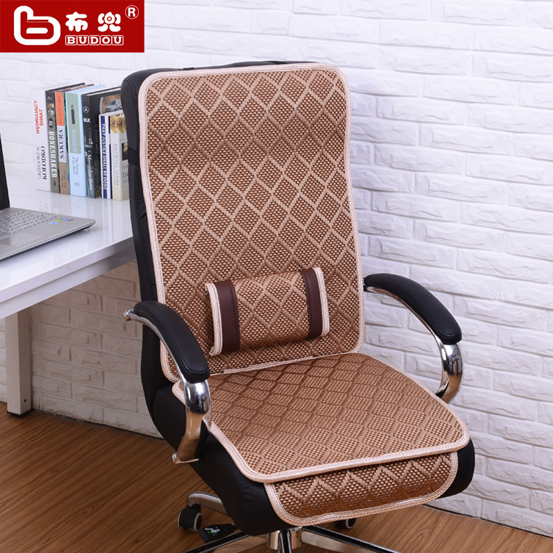 Cloth pocket office cushion Four seasons general ice silk chair cushion boss chair cushion computer chair cushion seat cover