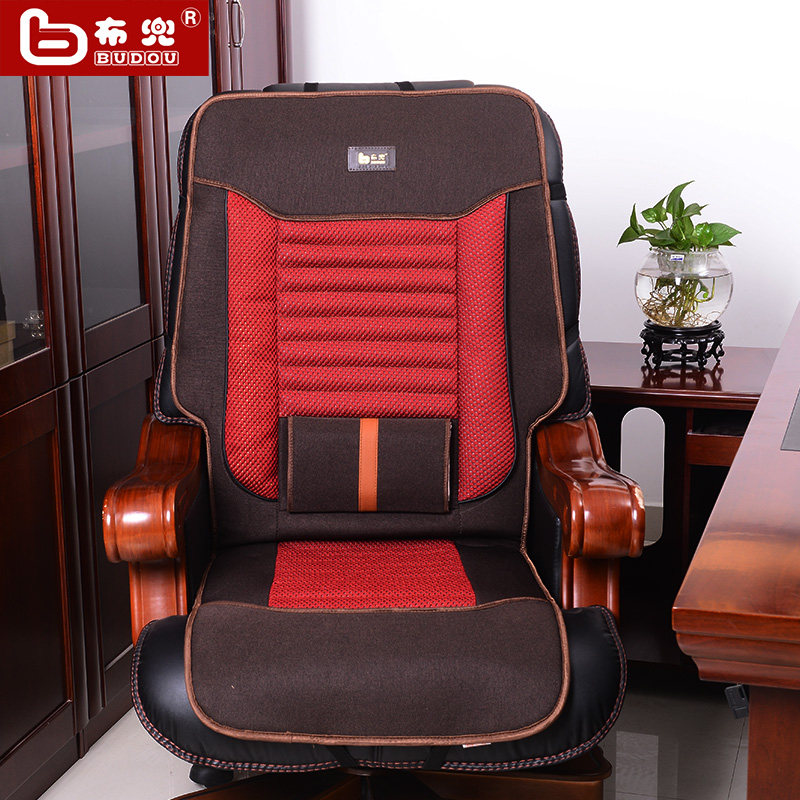 New cloth pocket BD-18 executive chair special cushion four seasons linen chair cushion boss chair with backrest non-slip
