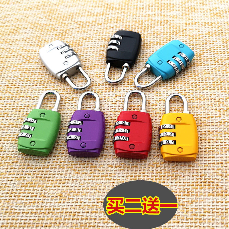 Combination lock gym padlock dormitory drawer cabinet door luggage lock customs lock digital box backpack lock trolley case