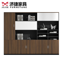 Office Furniture owners room background file cabinet wooden file cabinet bookcase combination board data file cabinet
