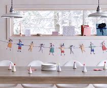 ins pull flowers joy childrens children hands handle cartoon animals color flags cheerflags Birthday Party Decoration Arrangement