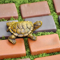 Yellow edge turtle landscaping brick turtle box special red clay brick Anyuan breeding and planting box tortoise paving mat decoration