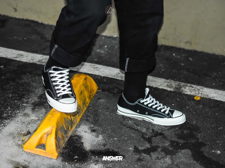 Converse All Star 70s Giày vải cổ điển Samsung Độ cao 142334C 162050C giay the thao nu