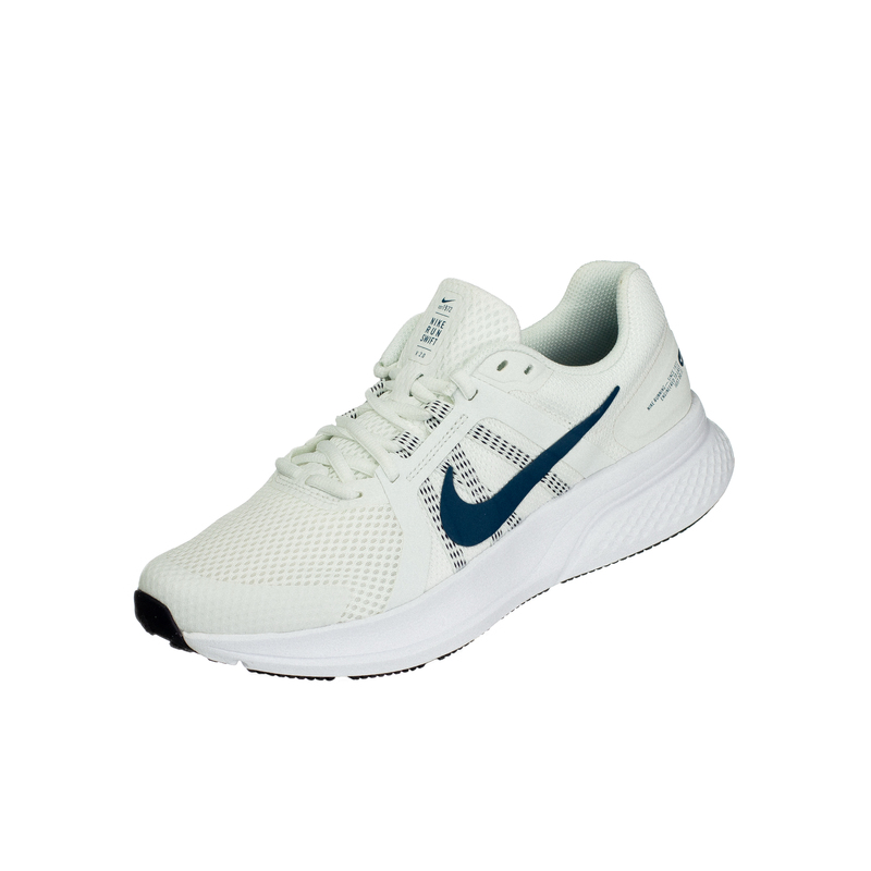 Nike Run Swift 2 Fabric Shock-Absorbing, Non-Slip, Wear-Resistant Low-Top Running Shoes for Men, White Cu3517-101