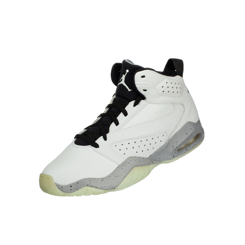 Jordan Lift Off Shock-Absorbing, Non-Slip, Wear-Resistant Mid-Top Retro Basketball Shoes White Cement Ar4430-101
