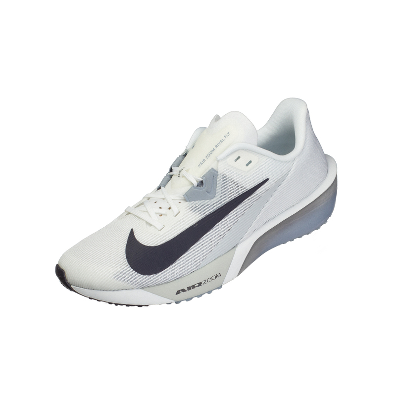 Nike Zoom Rivalfly 4 Comfortable Shock-Absorbing Low-Top Running Shoes Gray and White Men's Model Fv6040-102