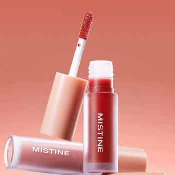 MISTINE蜜丝婷全新升级晶冻水光唇釉持久口红01号乌木甜茶1.3g实付13.9元到手包邮