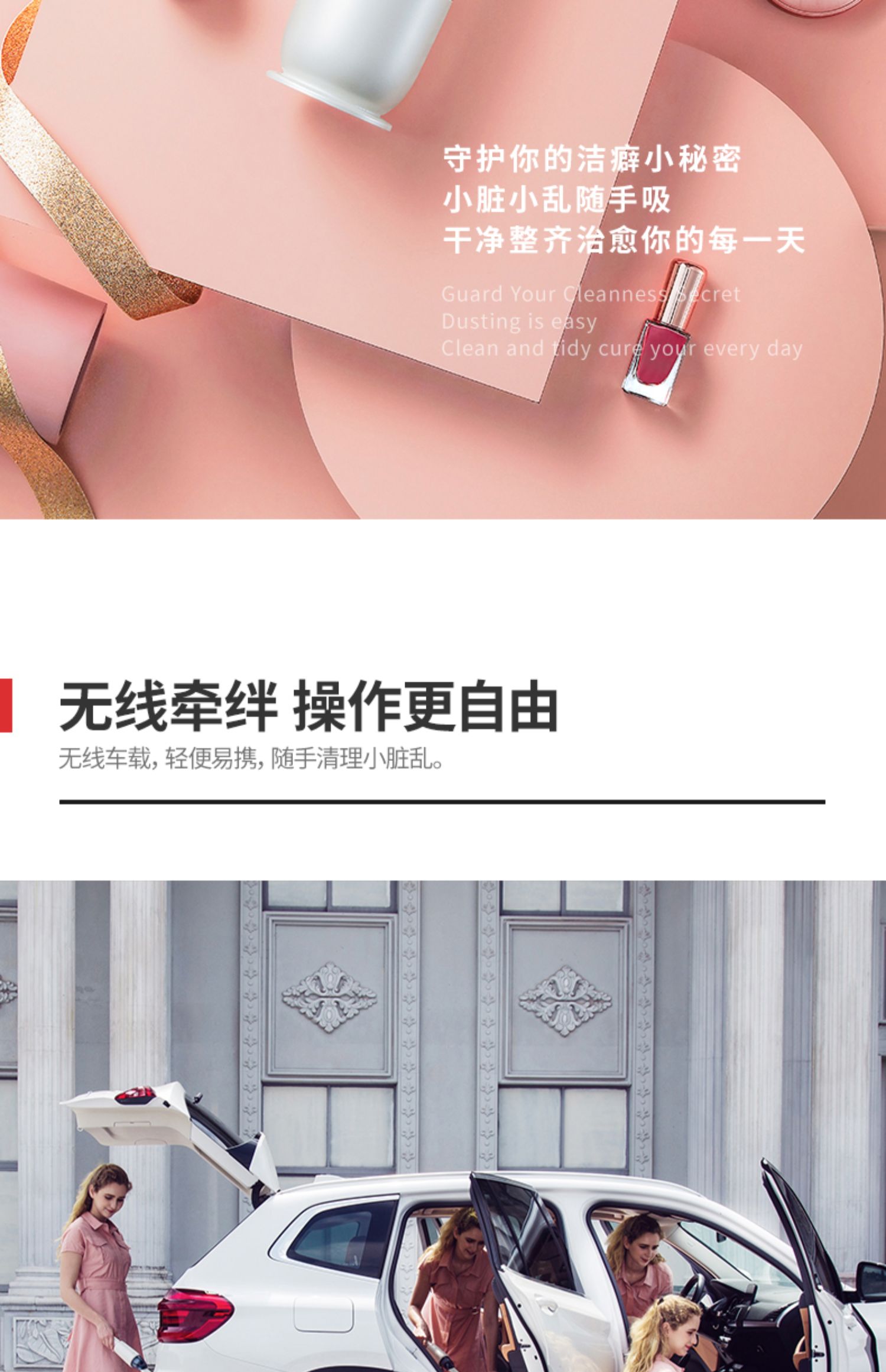 Máy hút bụi gia đình Mofei của Anh làm sạch xe hơi với sạc không dây nhỏ hút lớn cầm tay mini - Máy hút bụi máy hút bụi cầm tay sạc pin