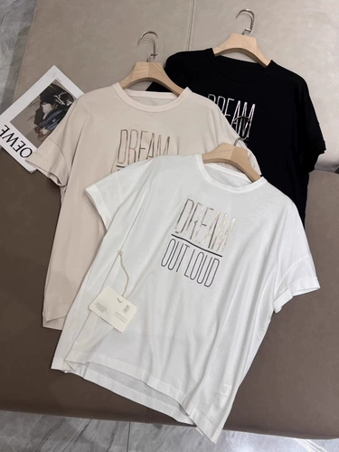 Летняя качественная хлопковая легкая и тонкая футболка с коротким рукавом для отдыха, Италия, оверсайз