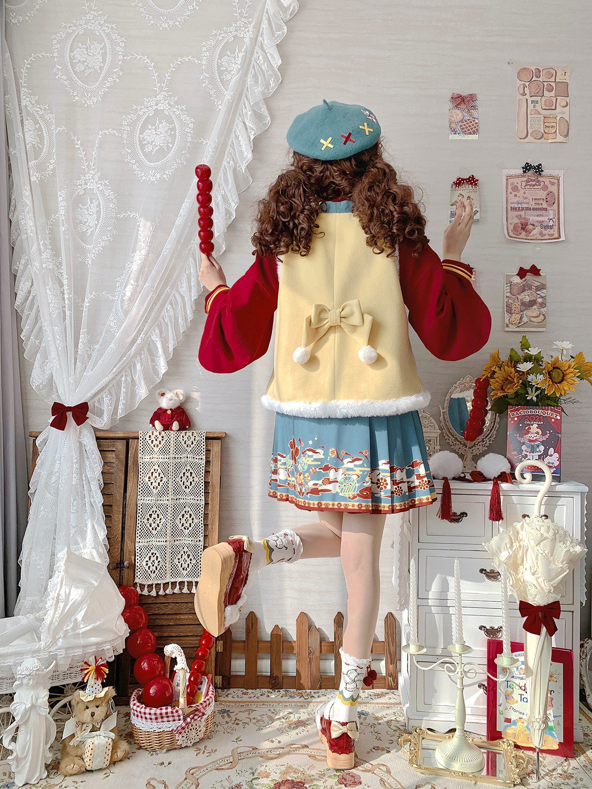 jk制服加工定制 小年兽 汉元素新年套装拜年服  可奈奈原创 现货