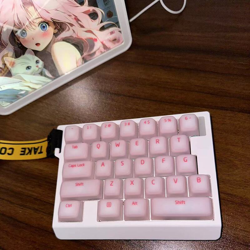 Zuoya He30 One-Handed Magnetic Switch Keyboard 8K Typing Emergency Stop Fearless Contract Fast Trigger E-Sports Gaming Keyboard