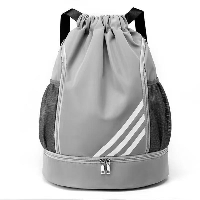 Beach Bag Drawstring Backpack 2026 New Model Large Capacity Lightweight Dry and Wet Separation Swimming Backpack Travel Basketball