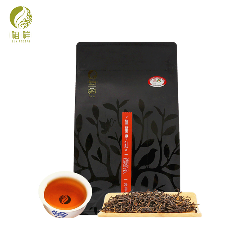 Zouxiang Organic Tea Organic Black Tea Yunnan Red None Red Yunnan High Mountain Tea Pu'er Organic Rations Tea 180g