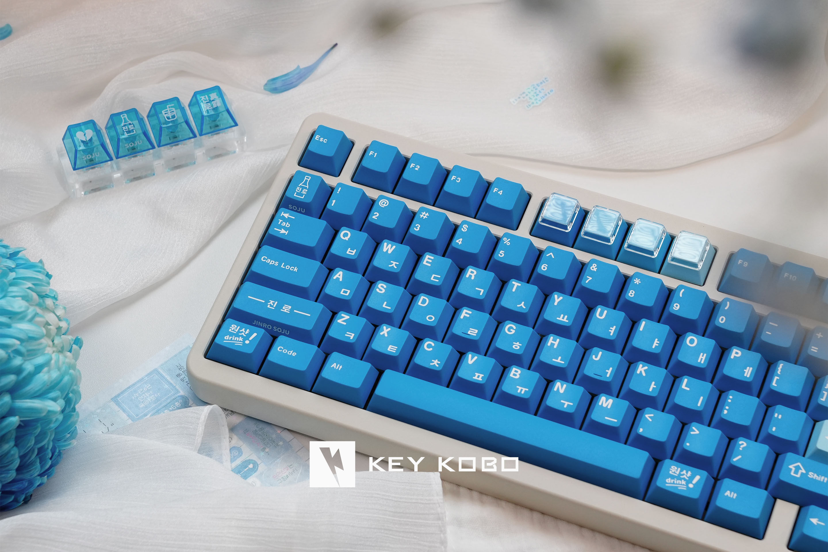 world.taobao.com: Keykobo Soju Blue Kkb Keycap Key Workshop Abs