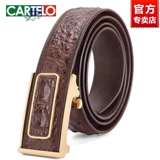 Универсальный ремень, импортные штаны, крокодил, из натуральной кожи