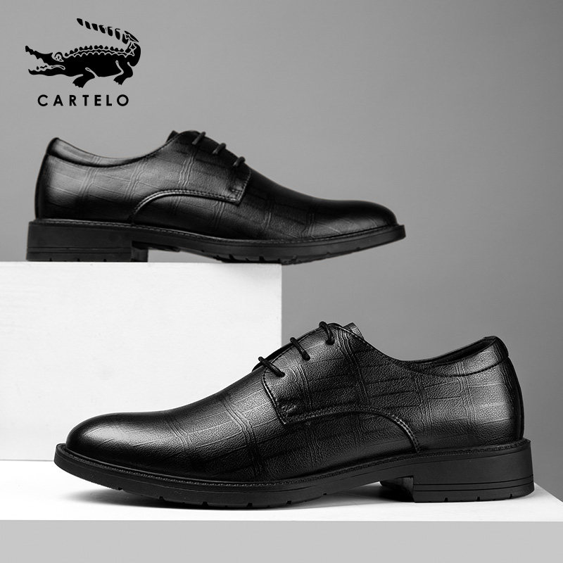 Alligator leather shoes men leather leisure English style business bridegroom wedding shoes soft soles with men's leather shoes