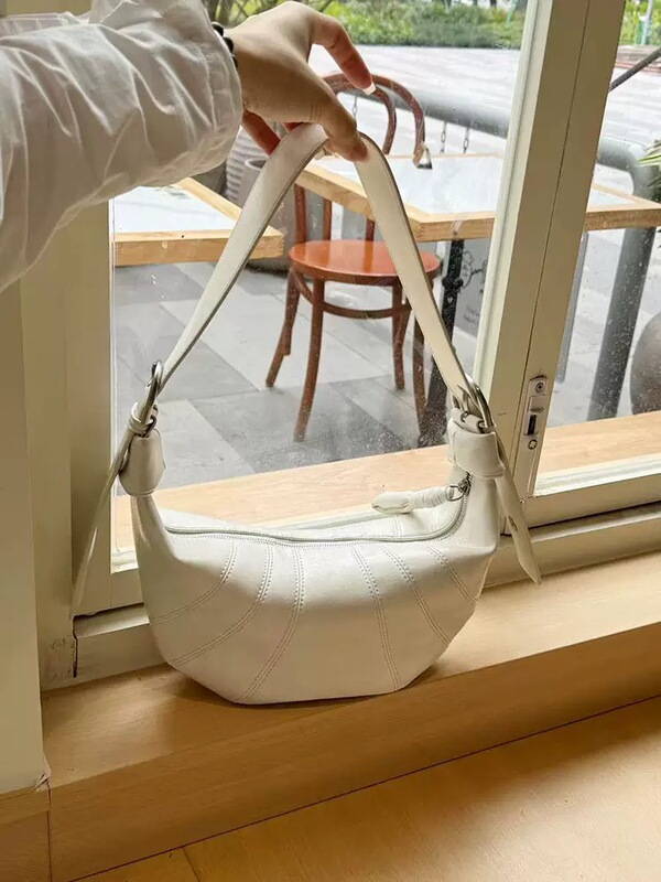 Jujuly 2026 Spring/Summer New Color Niche Design Cowhide Versatile Croissant Bag High-End Single Shoulder Crossbody Bag