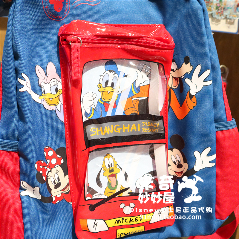 Thượng Hải Disney mua túi Mickey túi trẻ em học sinh tiểu học nữ túi 35 tuổi vai túi học sinh - Túi bé / Ba lô / Hành lý balo học sinh