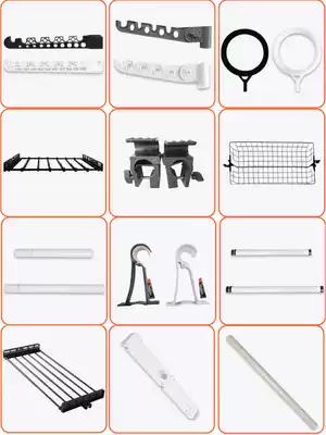 Dingzhe wardrobe accessories simple storage rack: mesh frame tray crossbar extension rod