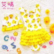 Trẻ em mới suối nước nóng trẻ em dễ thương lớn, vừa và nhỏ trẻ sơ sinh trẻ sơ sinh kiểu váy Hàn Quốc áo tắm một mảnh