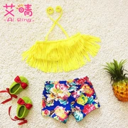 Đồ bơi trẻ em tua bé gái bé gái nhỏ bé nhỏ và dễ thương chia bikini phù hợp với đồ bơi Hàn Quốc