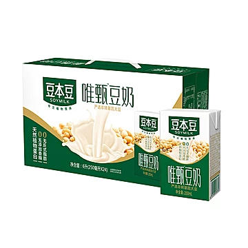 【豆本豆】唯甄原味豆奶250ml*24盒