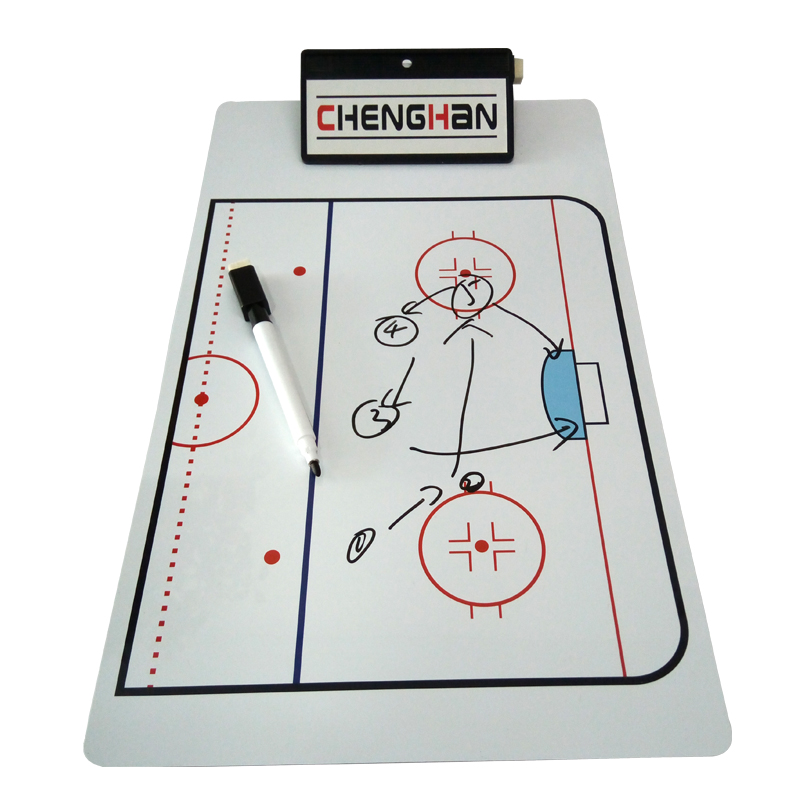 Ice Hockey Tactical Board Command Sand Disc Pvc Coach Board Double Face Design With White Board Pen 1-Taobao