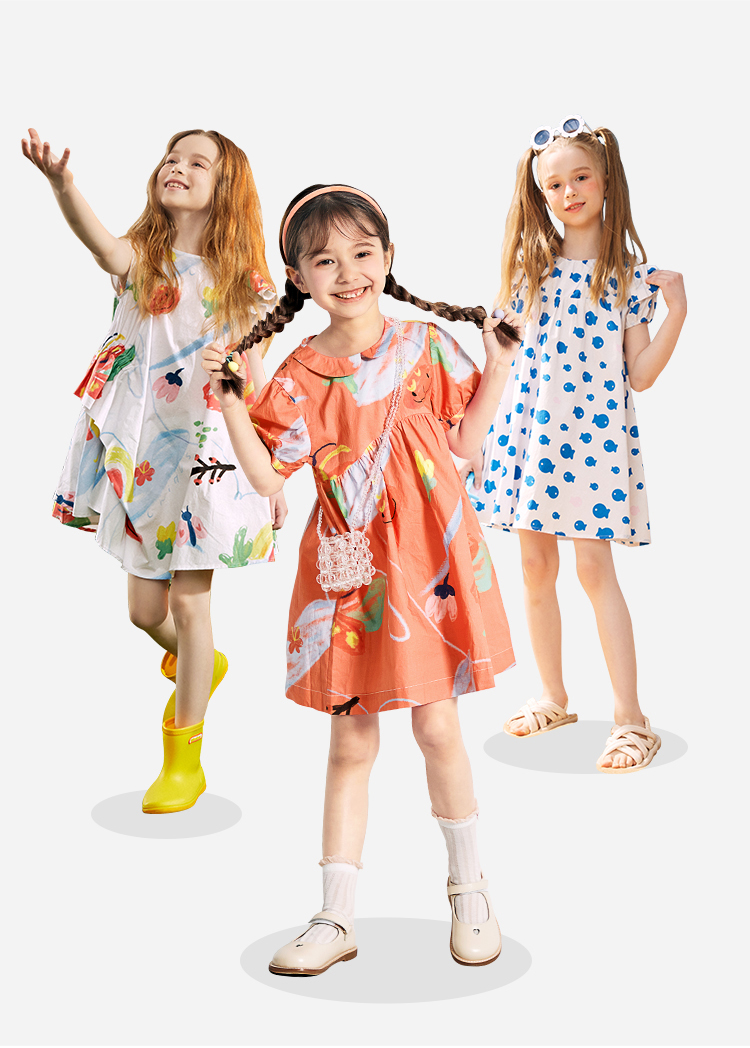 CHIAUS 雀氏 2022年夏季款 女童印花公主裙连衣裙 双重优惠折后￥49包邮 105~140cm码3款可选