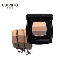  Youbaoli three-color three-dimensional eyebrow powder retouches eyebrow shape Women are not easy to smudge and easy to color womens eyebrow pencil