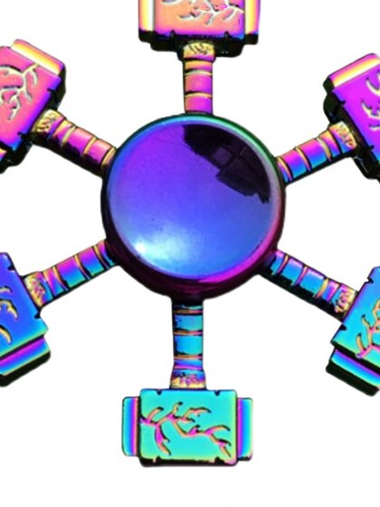 指尖陀螺玩具儿童男孩手指陀螺成人黑科技合金手转新款解压神器