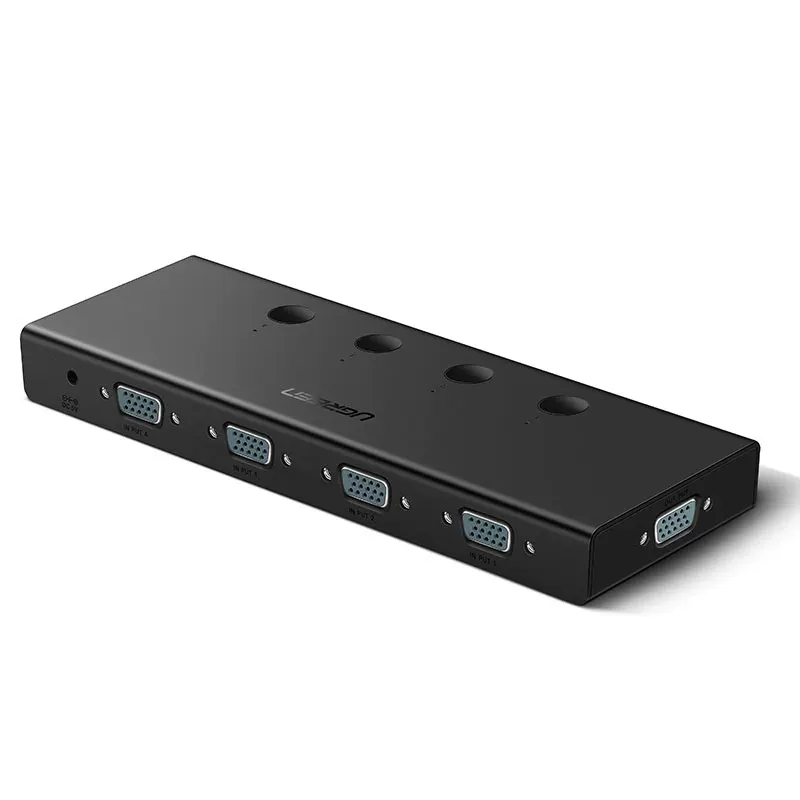 UGREEN Зеленый Союз 50279 VGA четырех в одном переключатель 4 входа 1 выхода VGA переключатель коробка
