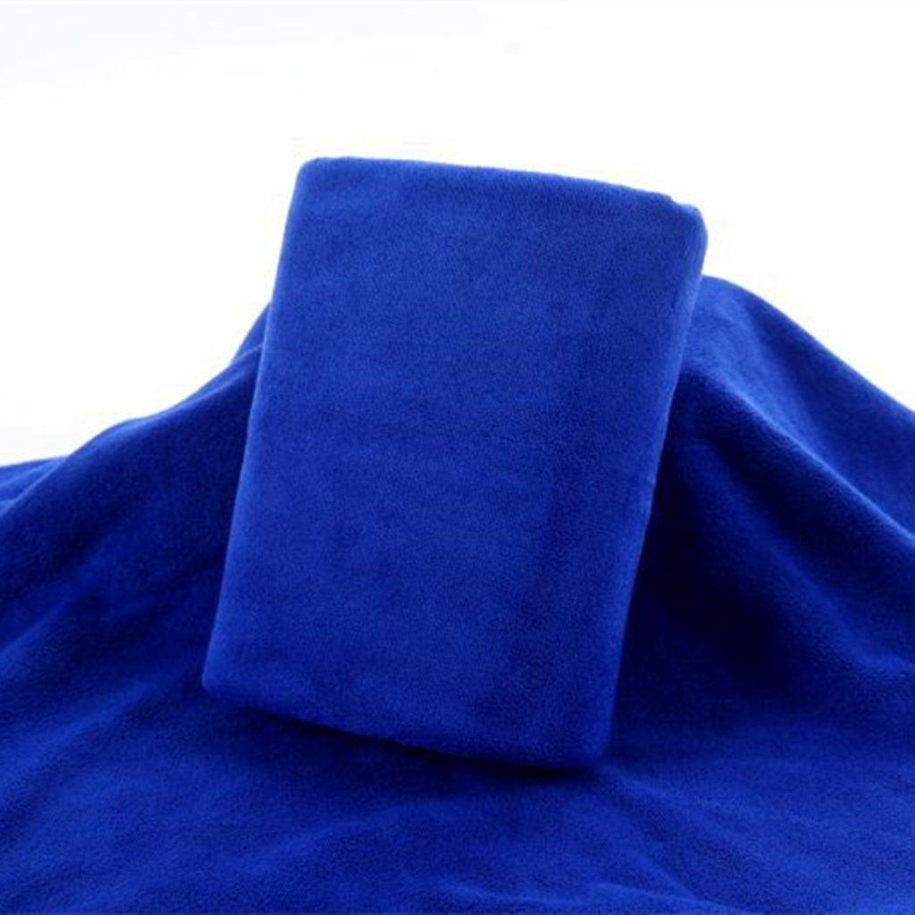 Microfiber towel 35*75 thickened absorbent dry hair towel cleaning towel insert car towel car wash rag