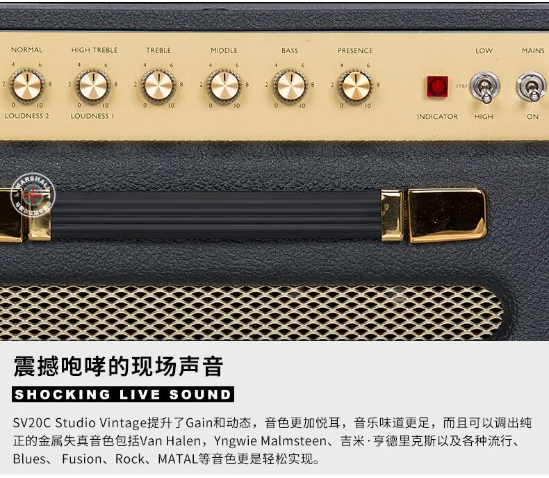 British Marshall MARSHALL STUDIO Series Loa Guitar Guitar SV20C Âm thanh Guitar Calibre - Loa loa loa kéo lg