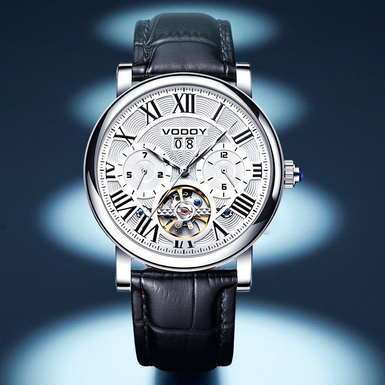 Wodo Men's New Model with Calendar Display and Luminous Features, Fully Automatic Mechanical Watch, Direct Sales from the Manufacturer Wodo Men's New Model with Calendar Display and Luminous Features, Fully Automatic Mechanical Watch, Direct Sales from the Manufacturer