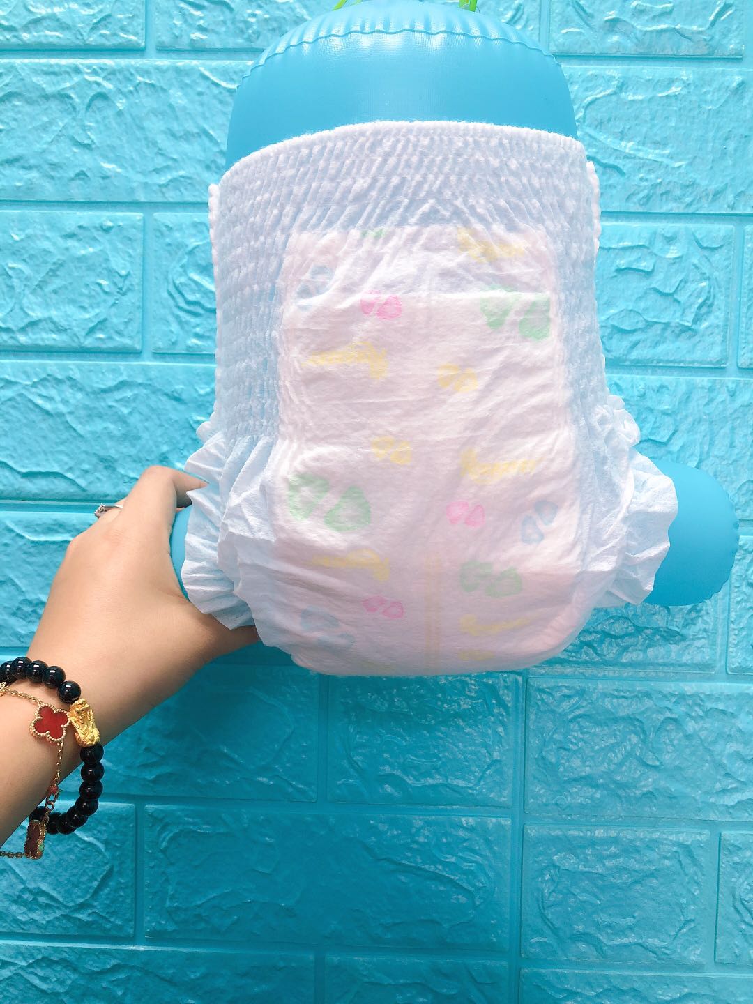Mềm và nhỏ nhúng lõi một quần thử quần pull-up tã mềm mới siêu mỏng tim nhỏ hàng loạt - Tã / quần Lala / tã giấy bỉm enblanc