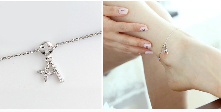 Bracelet de cheville Femme OTHER   en Argenterie - Ref 3102039 Image 15
