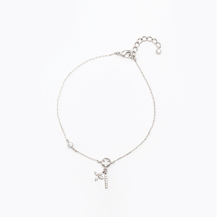 Bracelet de cheville Femme OTHER   en Argenterie - Ref 3102039 Image 3