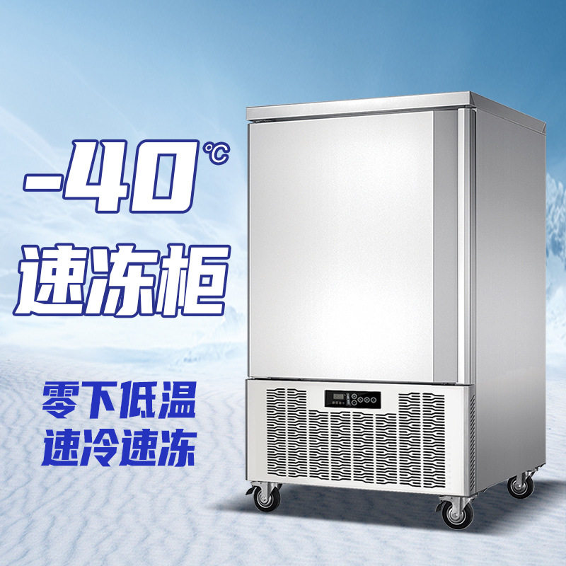 Commercial quick-freezing freezer air-cooled vertical low-temperature cabinet sea cucumber dumpling cabinet seafood freezer single-door bun refrigerator