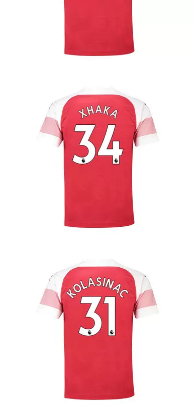 [Chính thức xác thực] Áo sân nhà mùa giải 18-19 của Arsenal áo sơ mi đồng phục bóng đá nam ngắn tay - Bóng đá 	quần áo bóng đá big size