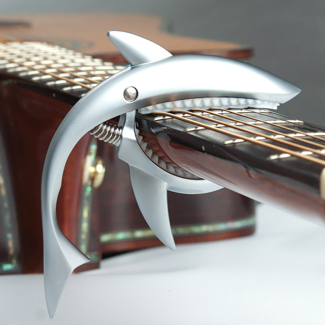Shark ສ່ວນບຸກຄົນ capo guitar capo bakelite transpose capo universal metal clip tuner