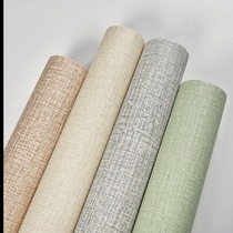 Beihuang Smear Collage art TV Villa Hemp Cloth Waterproof Bag Wall Home Dress Arrangement Wind Grey Wallpaper Self-Adhesive