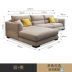 Sofa da Bắc Âu kết hợp phòng khách hiện đại tối giản có thể tháo rời có thể giặt cửa hàng kích thước căn hộ sofa ba chỗ - Ghế sô pha sopha giá rẻ Ghế sô pha