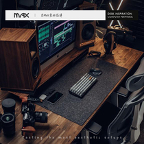 Felt super large lock edge mouse pad e-sports game table pad student writing desktop computer keyboard Book Office