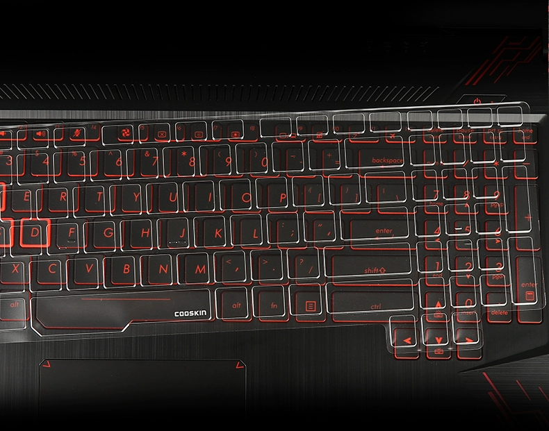 ASUS ASUS ROG player máy tính xách tay quốc gia bàn phím bảo vệ phim 15,6 inch súng thần 2 máy bay chiến đấu ma thuật 2 trò chơi này máy tính S7ZC 17.3 súng God PULS bao phủ toàn bộ bụi che phủ - Phụ kiện máy tính xách tay