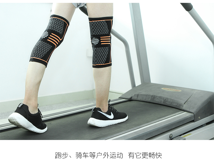 Đàn ông và phụ nữ đệm đầu gối thể thao chạy thiết bị mùa thu và mùa đông ấm thể dục bóng rổ ngoài trời cưỡi leo núi thiết bị bảo vệ băng thun gối